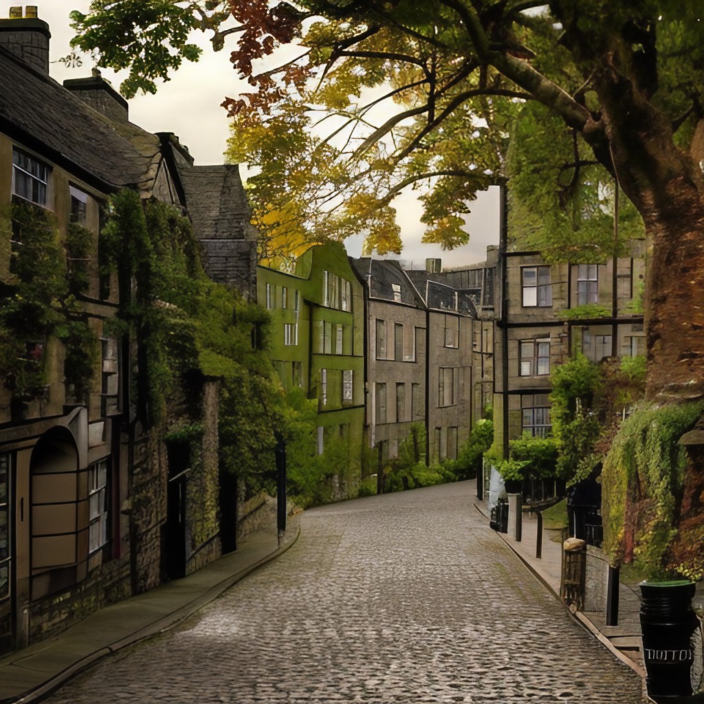 Edinburgh made up streets